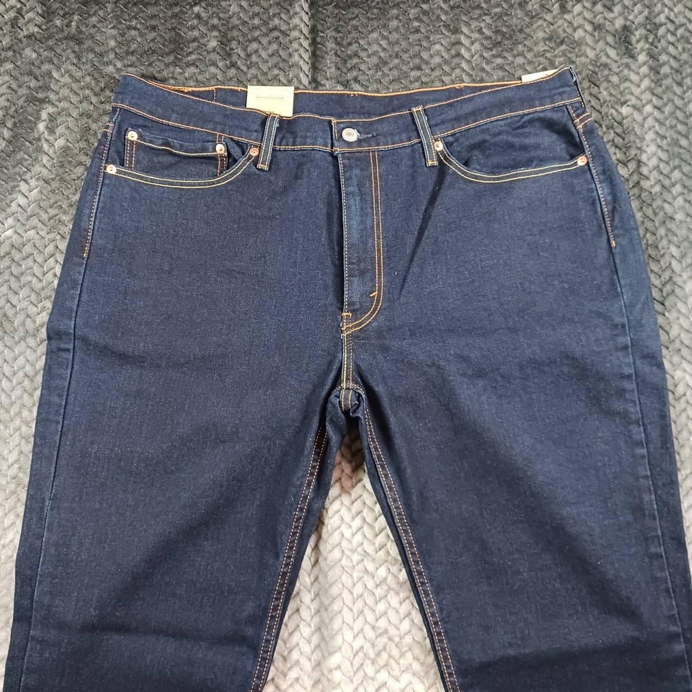 Levi's 514 Jeans Men's Straight Fit Stretch Blue Denim Size 38x30 - Picture 3 of 16
